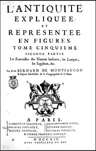 L'antiquite expliquee et representee en figures. T. 5 1719 (130890200)