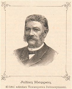 Julian Heppen czterdziestodwuletni sekretarz Towarzystwa Dobroczynności (81933)