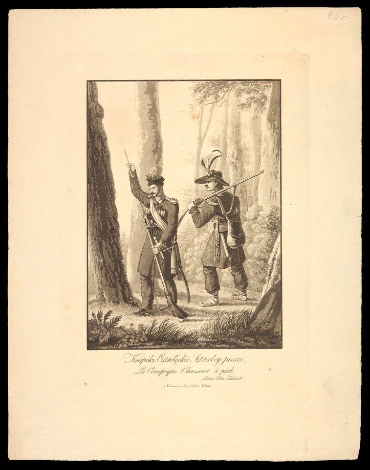 Kurpiki ostroleckie, strzelcy piesze 1831 (83366033)