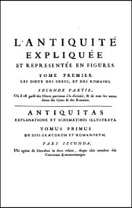 L'antiquite expliquee et representee en figures. T. 1 1719 (131018259)
