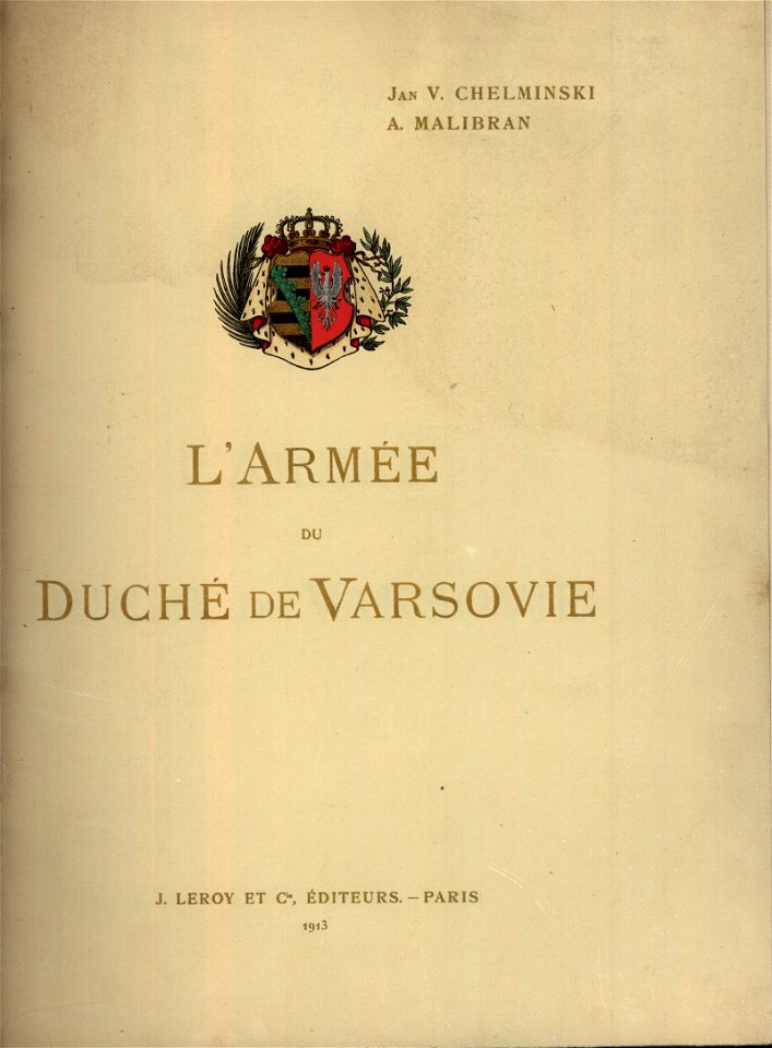 L'Armee du Duche de Varsovie 1913 (9983924)