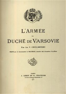 L'Armee du Duche de Varsovie 1913 (9983971)