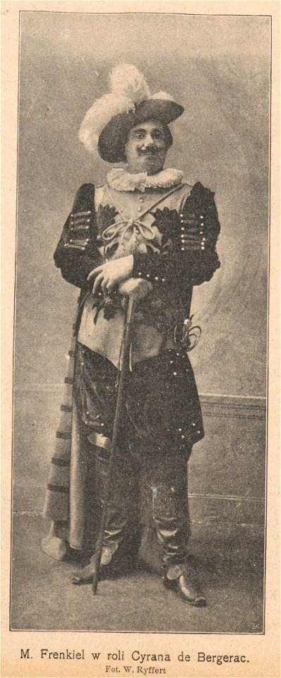 M. Frenkiel w roli Cyrana de Bergerac, Fot. W. Ryffert (68650)