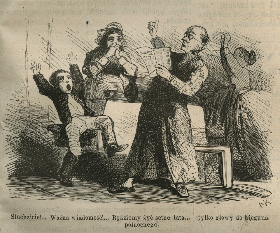 Makrobiotyka biegunowa - szkice humorystyczne F. Kostrzewskiego rys. 1 (58472)