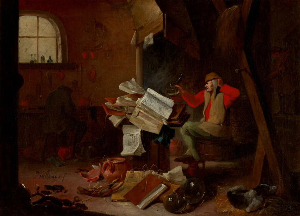 Mattheus von Helmont Alchemist at Work
