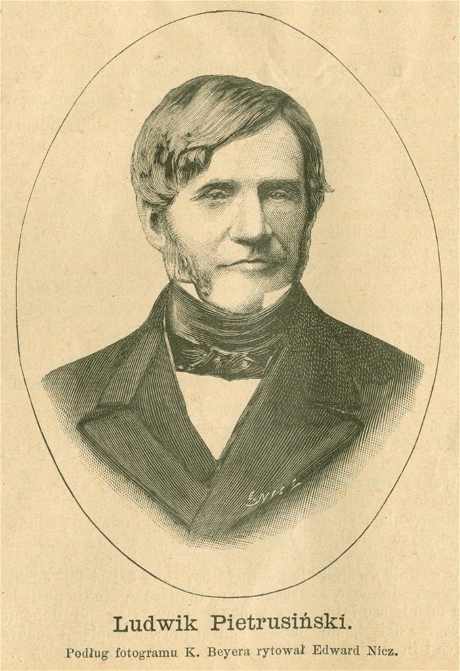 Ludwik Pietrusiński Podług fotogramu K. Beyera rytował Edward Nicz (77922)