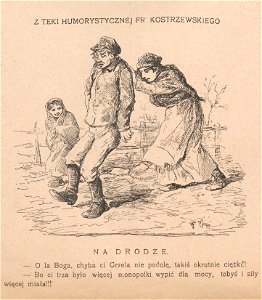 Na drodze - Z teki humorystycznej Franciszka Kostrzewskiego (68760)