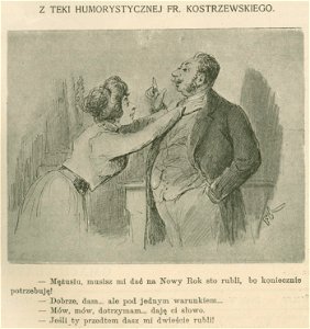 Małżeństwo Z teki humorystycznej Fr. Kostrzewskiego (79298)