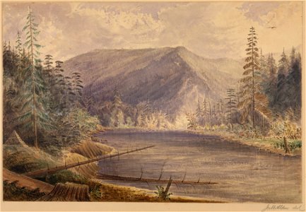 Mooyie River looking South (down) from the 49th parallel - NARA - 305519