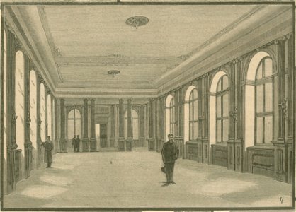 Muzeum Przemysłu i Rolnictwa w Warszawie ... 4 Sala główna Rysował K. Pillati Rytował S. Antoszewicz ... (77174)