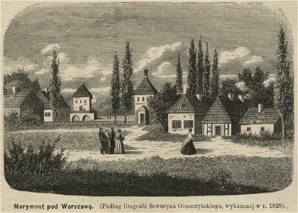 Marymont pod Warszawą (Podług litografii Seweryna Oleszczyńskiego, wykonanej w r. 1828) (58289)