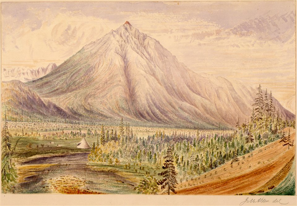 Mt. Kishenehn peak bears N. 50. W - NARA - 305535