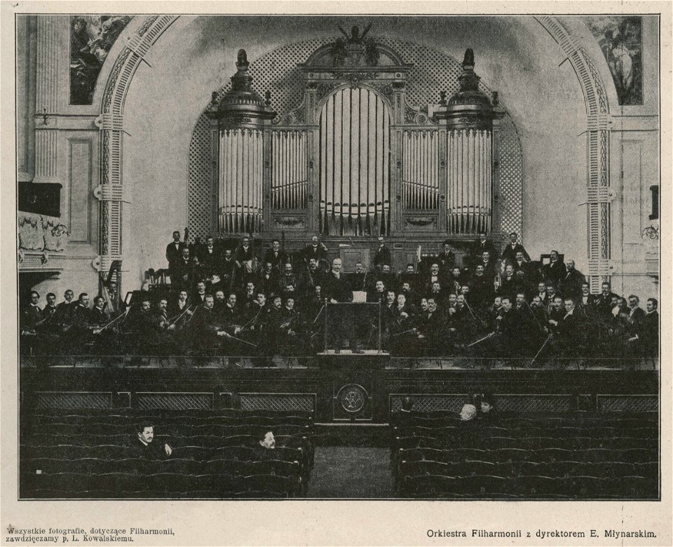 Orkiestra Filharmonii z dyrektorem E. Młynarskim (54561)
