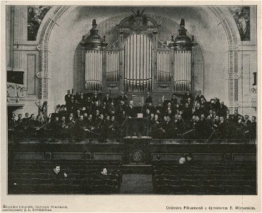 Orkiestra Filharmonii z dyrektorem E. Młynarskim (54561)
