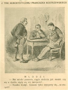 Młodzi - Z teki humorystycznej Franciszka Kostrzewskiego (72446)