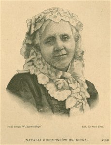 Natalia z Biszpinków właśc. Bispingów hr. Kicka Podł. fotogr. W. Rzewuskiego Ryt. Edward Nicz (77564)