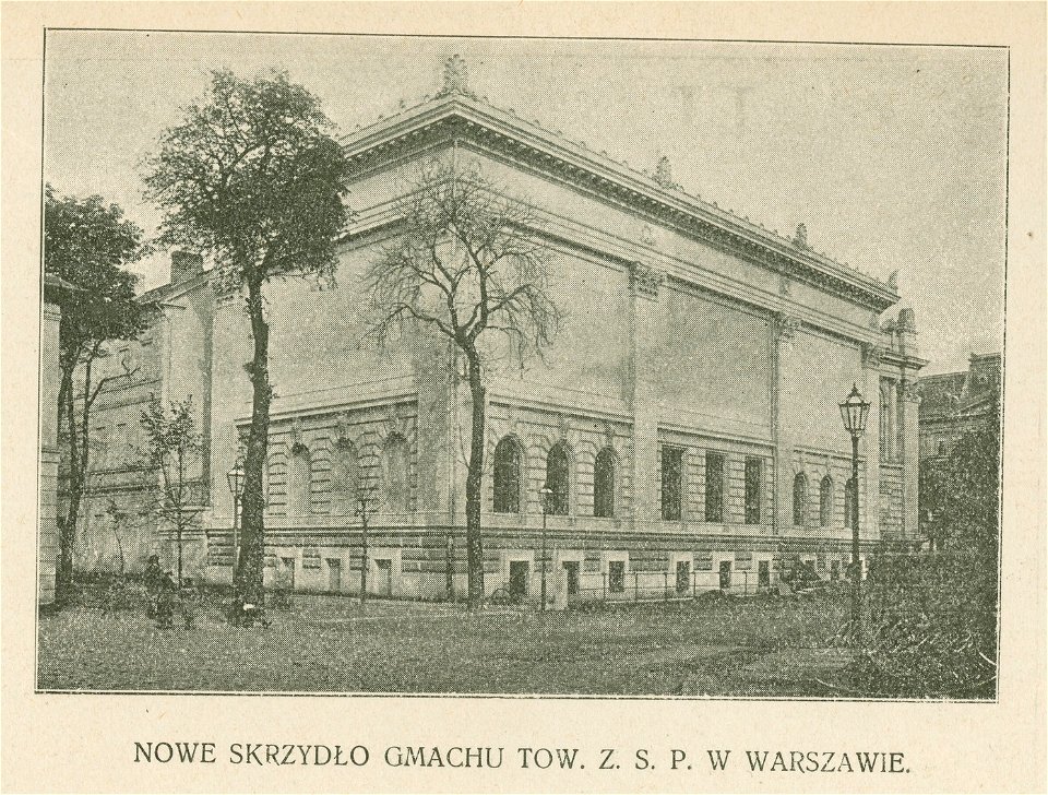 Nowe skrzydło gmachu Tow. Z. S. P. w Warszawie (79019)