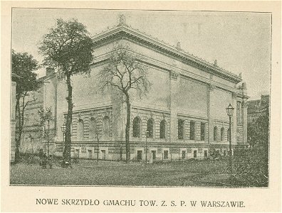 Nowe skrzydło gmachu Tow. Z. S. P. w Warszawie (79019)