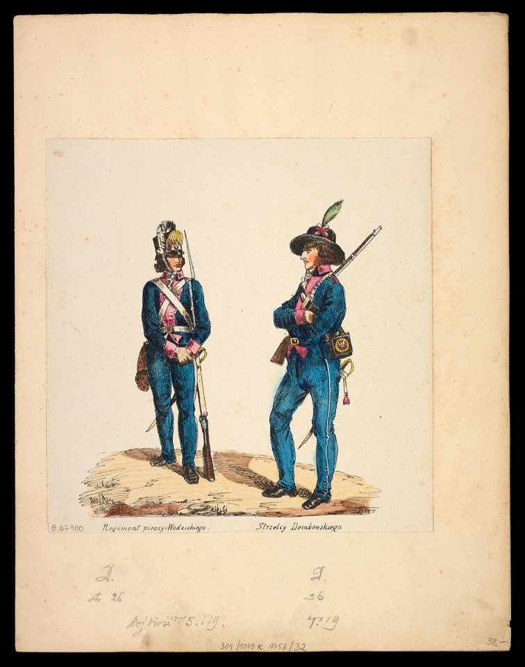 Piechur i strzelec miedzy 1880 i 1900 (81247979)