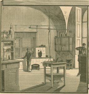 Muzeum Przemysłu i Rolnictwa w Warszawie ... 6 Laboratoryum Rysował K. Pillati Rytował S. Antoszewicz ... (77176)