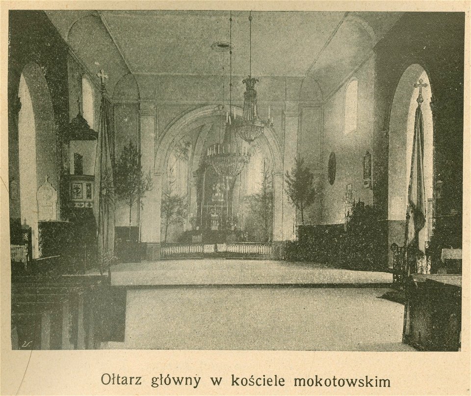 Ołtarz główny w kościele mokotowskim (76372)