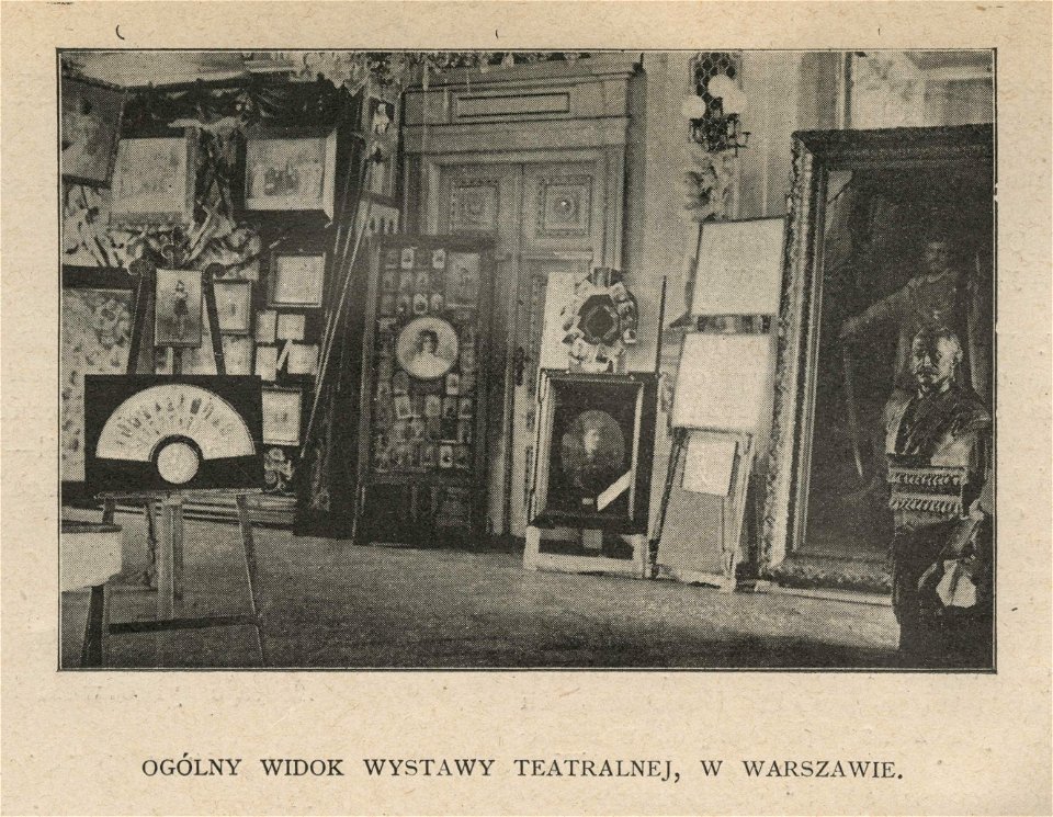 Ogólny widok wystawy teatralnej, w Warszawie (54984)