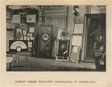 Ogólny widok wystawy teatralnej, w Warszawie (54984)