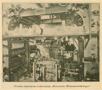 Nowa maszyna rotacyjna  Kuriera Warszawskiego (81746)