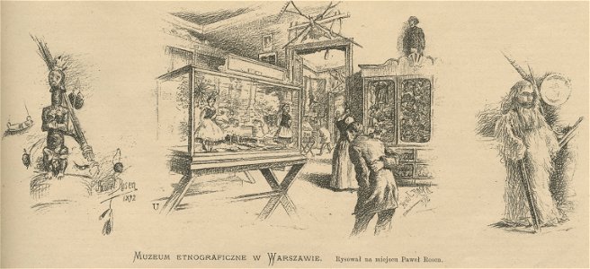 Muzeum Etnograficzne w Warszawie - Rysował na miejscu Paweł Rosen (59126)