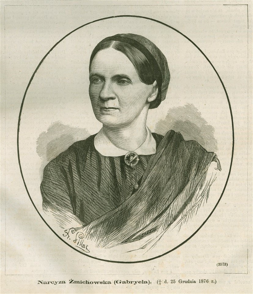 Narcyza Żmichowska Gabryela zm. 25 grudnia 1876 r. (85426)