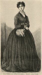 Panna Palińska w roli Heleny de la Seigliere, (Rysował z natury Kossak) (58096)