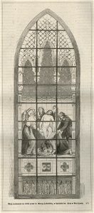 Okno malowane na szkle przez hr. Marię Łubieńską w kościele św. Jana w Warszawie (58673). Free illustration for personal and commercial use.