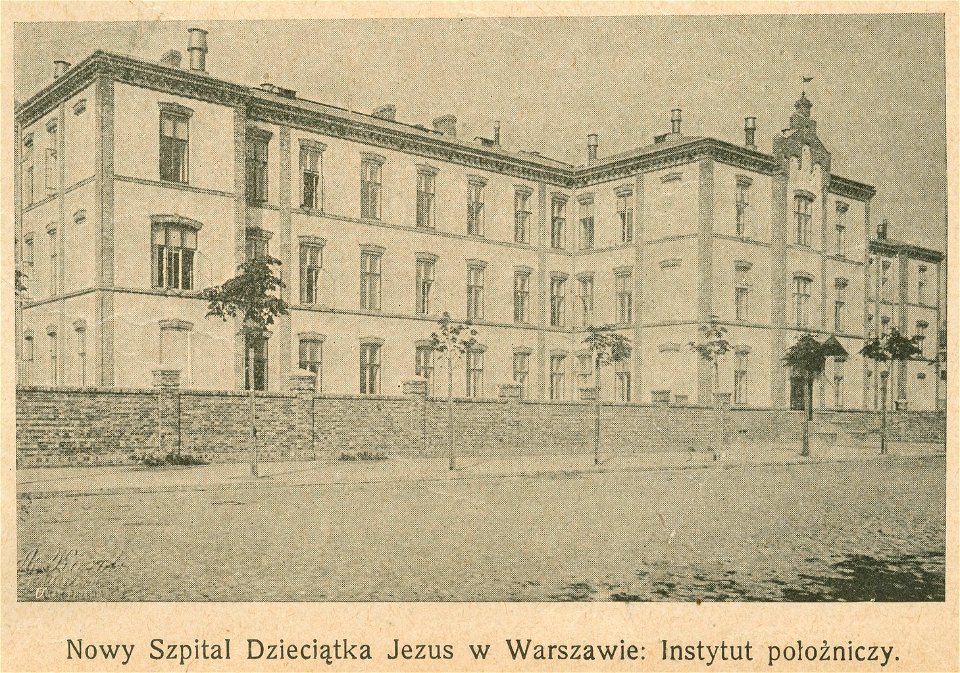 Nowy szpital Dzieciątka Jezus w Warszawie. Instytut położniczy (72443)