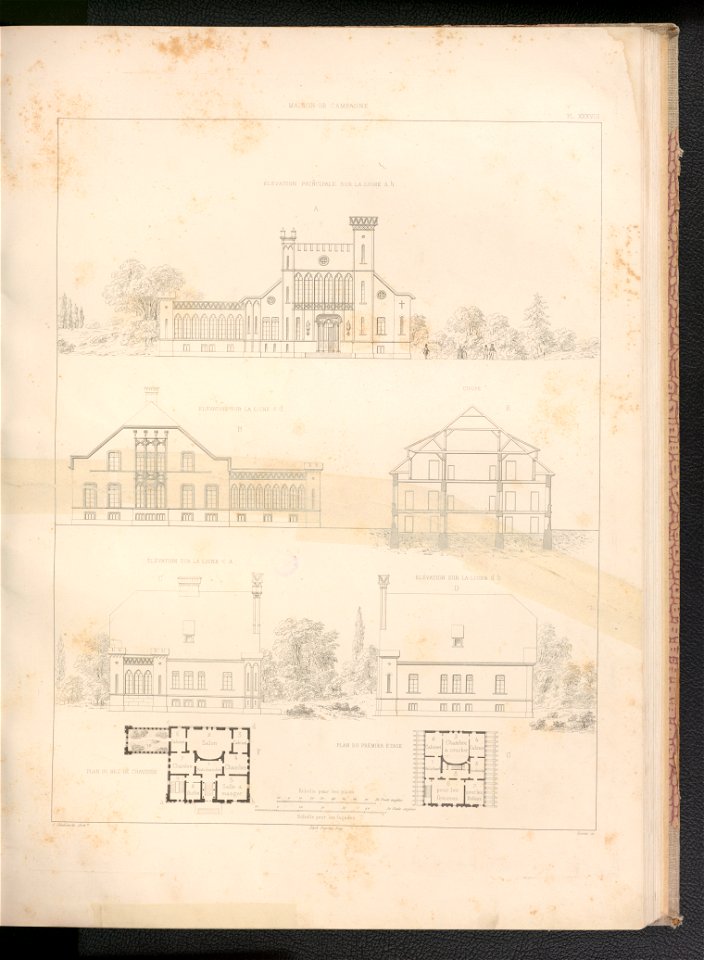 Plany budowli obejmujace rozmaite rodzaje 1843 (120569459)