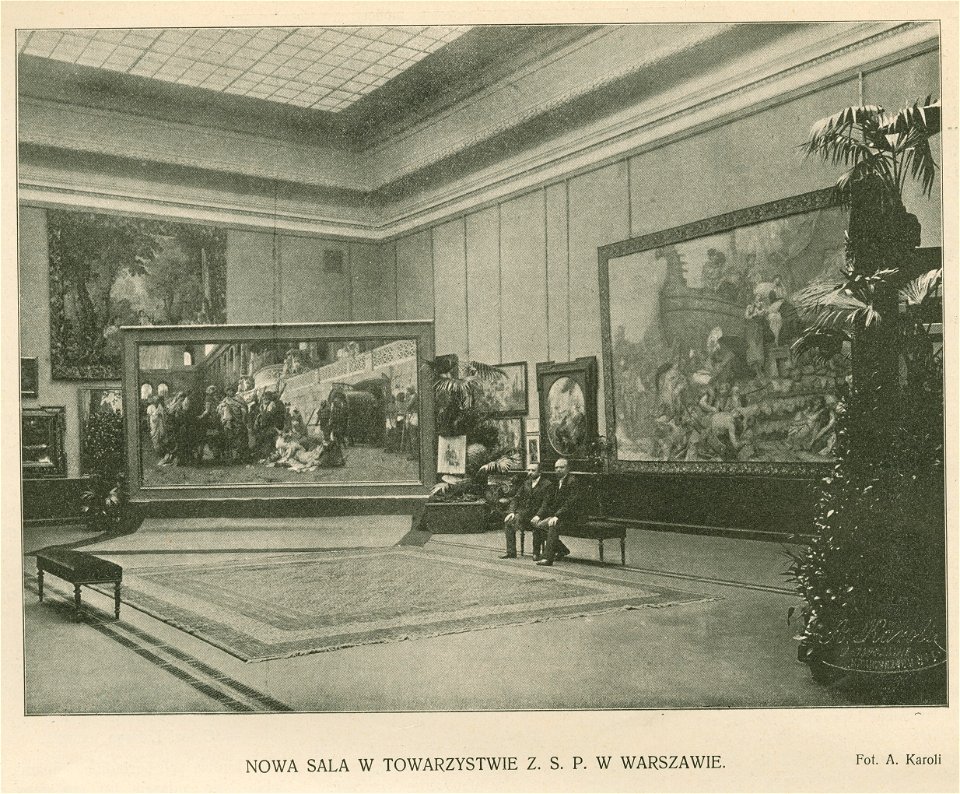 Nowa sala w Towarzystwie Z. S. P. w Warszawie Fot. A. Karoli (79020)