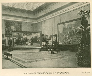 Nowa sala w Towarzystwie Z. S. P. w Warszawie Fot. A. Karoli (79020)