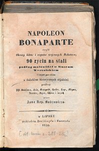 Napoleon Bonaparte czyli Obrazy bitew i czynow wojennych bohatera 1838 (31391641)