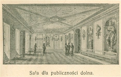 Pałac rządowy Krasińskich Sala dla publiczności dolna (72430)