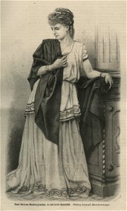 Pani Helena Modrzejewska, w roli Livii Quintilli (Podług fotografii Mieczkowskiego) (58374)