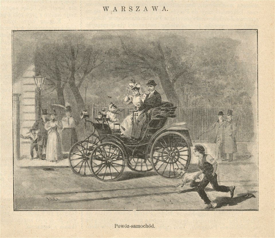 Powóz-samochód Warszawa (52931)