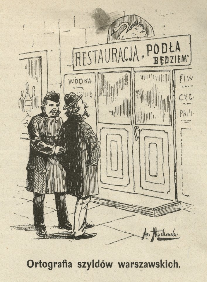 Ortografia szyldów warszawskich (52947)