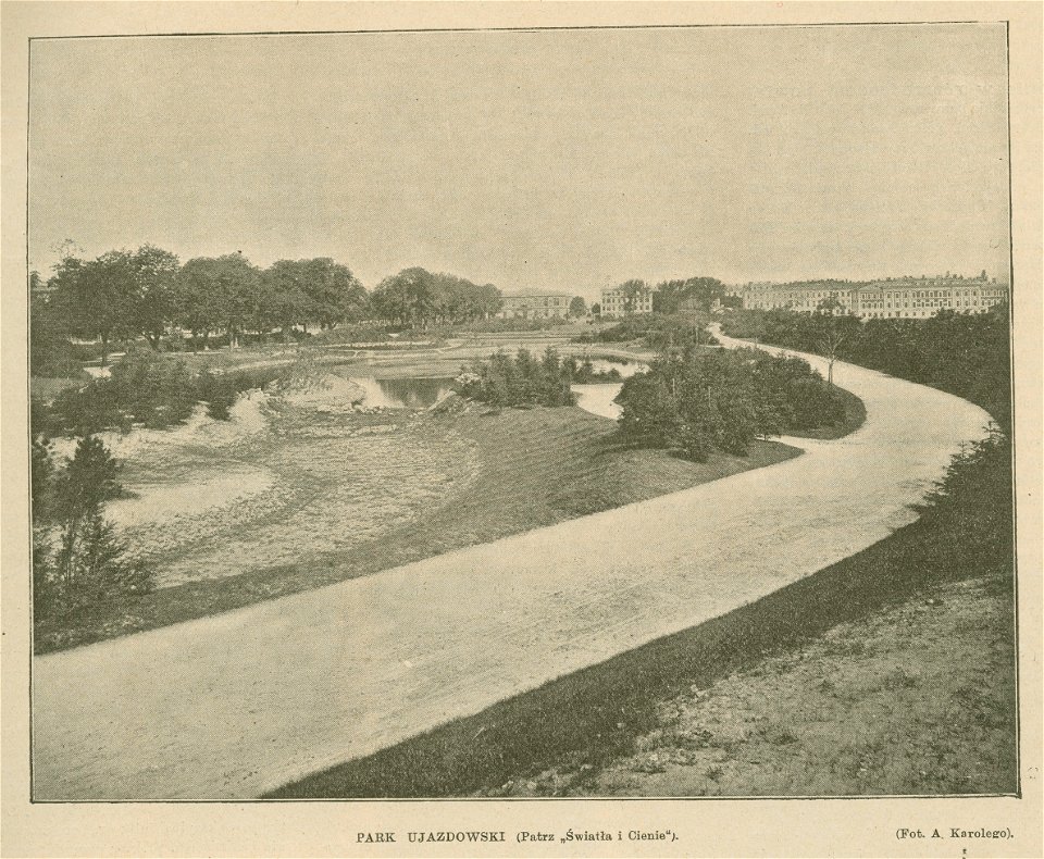 Park Ujazdowski Podług fotografii A. Karolego (81752)