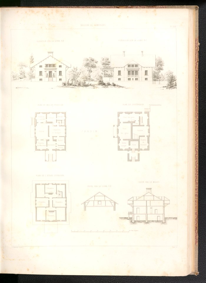 Plany budowli obejmujace rozmaite rodzaje 1843 (120569548)