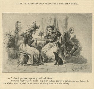 Po powrocie z zagranicy (z teki humorystycznej Franciszka Kostrzewskiego) (61505)