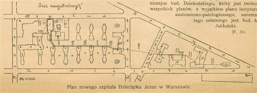 Plannowego szpitala Dzieciątka Jezus w Warszawie (72417)