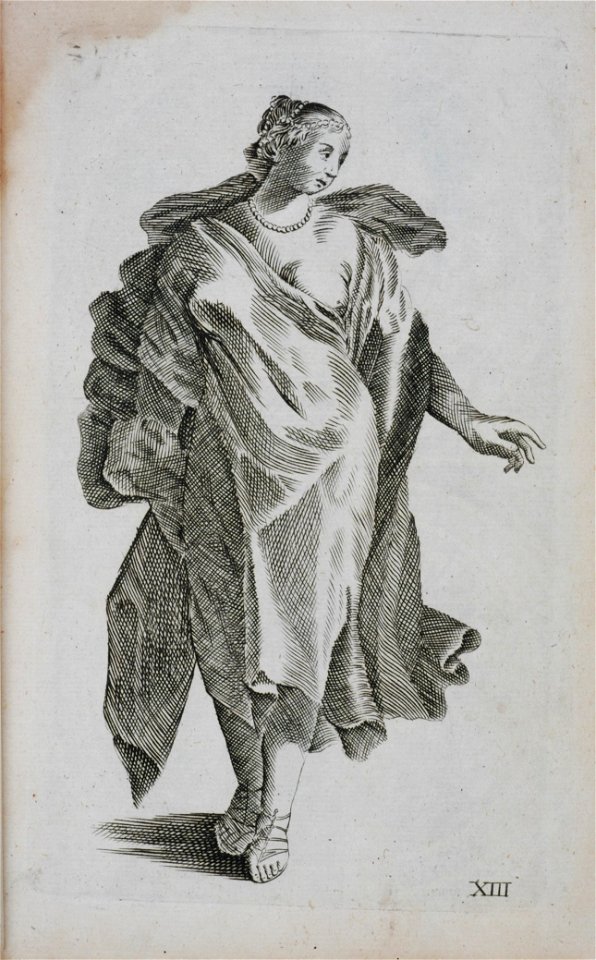 Polygraphice RGNb10364018.14.plate XIII woman clothed