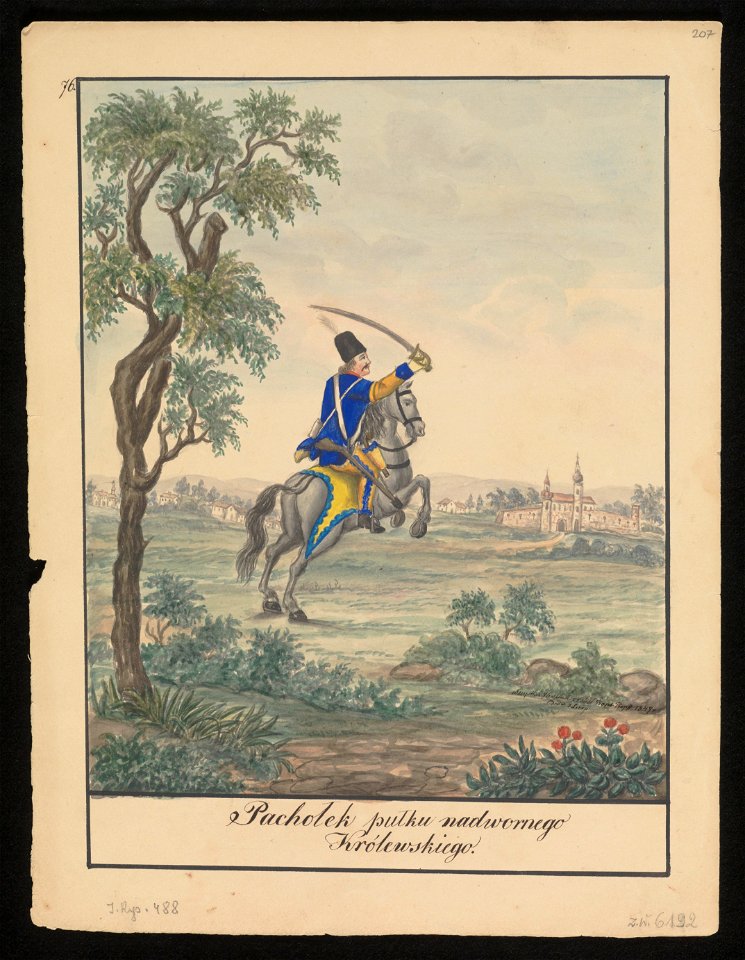 Pacholek pulku nadwornego Krolewskiego. 1847 (72495196)