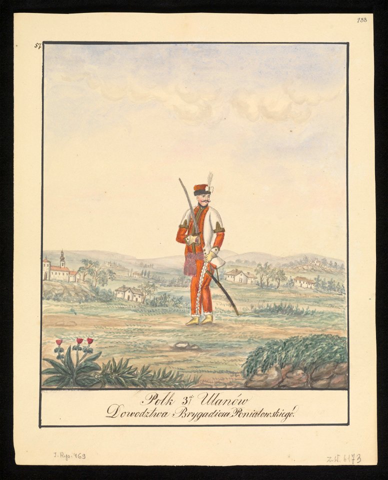 Polk 3ci Ulanow Dowodztwa Brygadiera Poniatowskiego. 1847 (72495102)