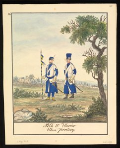 Polk ! IIgi Ulanow - ulan pocztowy. 1847 (72495099)
