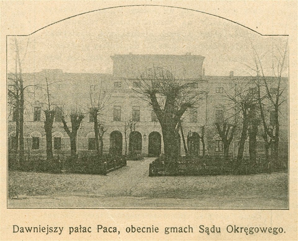 Pałac Paca Dawnieszy pałac Paca obecnie gmach Sądu Okręgowego (79317)